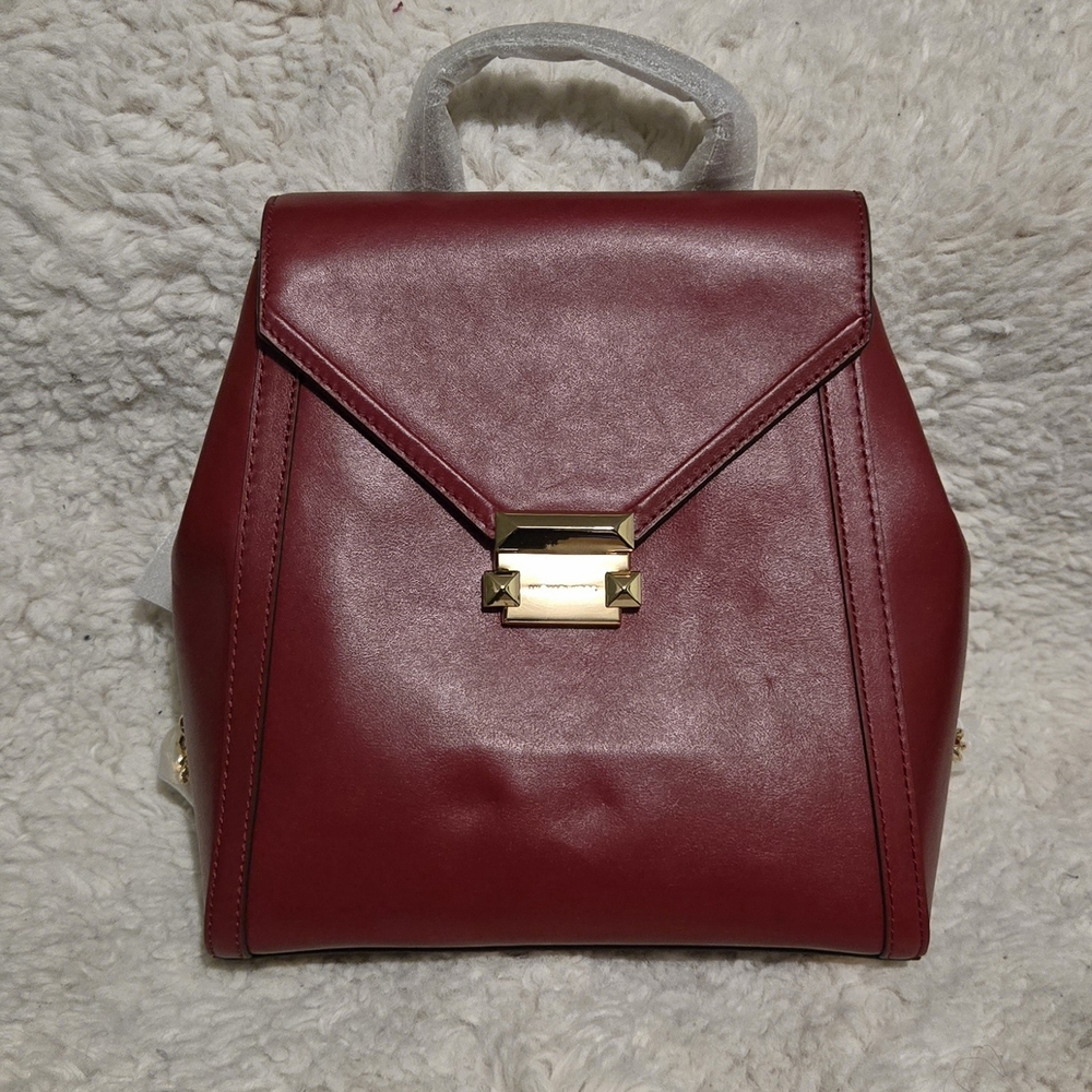 MK WhitneyElegant Burgundy Backpack